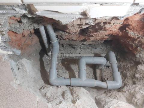 何美工程行 - 內埋管漏水處理工程