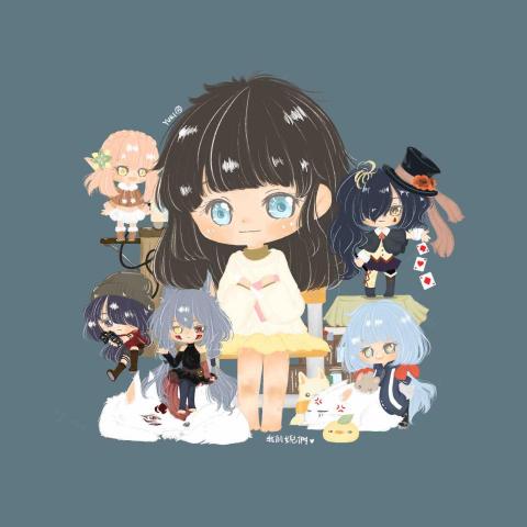 夏雪柒小小工作室 - 自創角色設計