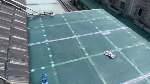 福赫防水工程行 - 採光罩 漏水 工程。