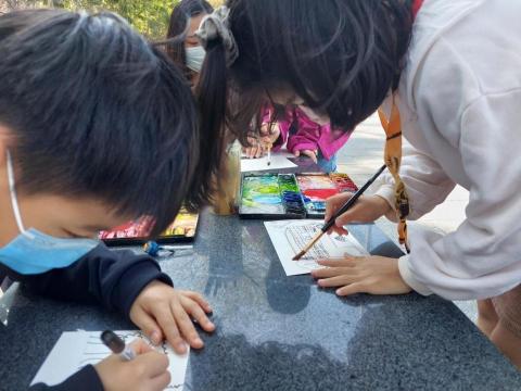 袁敏軒 - 寫生過程