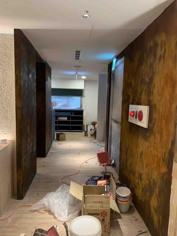 曜藝設計工程 - 桃園藝文王品享鴨中餐廳 全室油漆+藝術漆施工