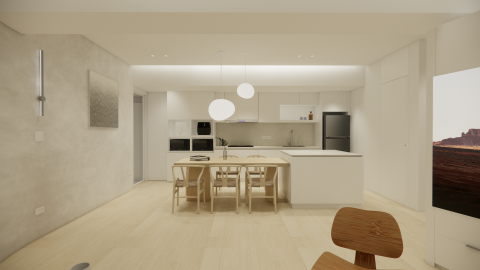 Dora Wang - 渲染圖 30坪住宅