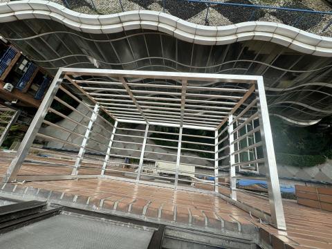 兆順鐵工廠 - 冷氣外牆不鏽鋼鐵架