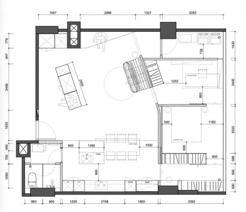 Dora Wang - 平面圖規劃
 30坪住宅
