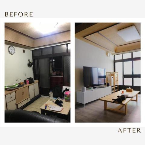 睦月設計 - 中古屋改造-客廳