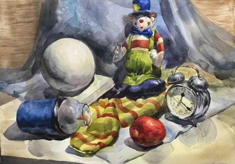 洪紹晉 - 4k水彩靜物