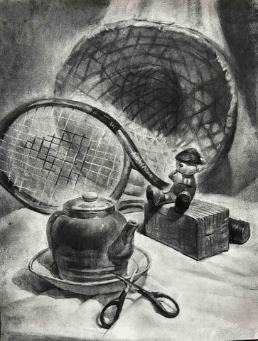 洪紹晉 - 標準開素描靜物