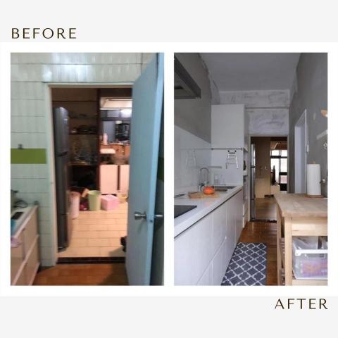 睦月設計 - 中古屋改造-廚房