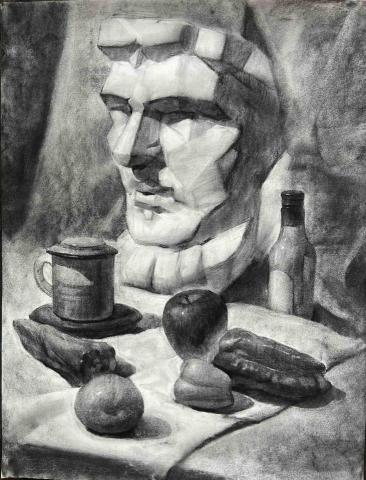 洪紹晉 - 標準開炭筆素描