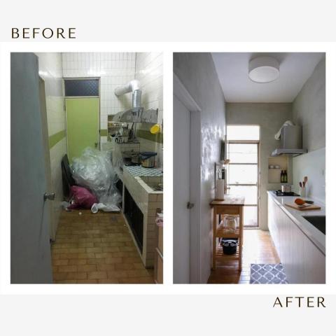 睦月設計 - 中古屋改造-廚房