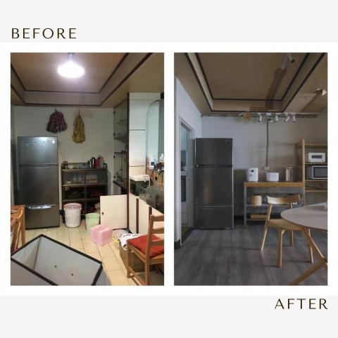 睦月設計 - 中古屋改造-餐廳