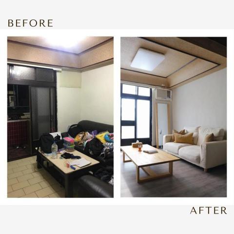 睦月設計 - 中古屋改造-客廳