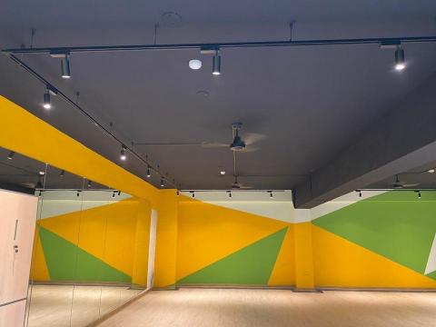 宏岳工程行 - 舞蹈教室造型油漆及軌道燈