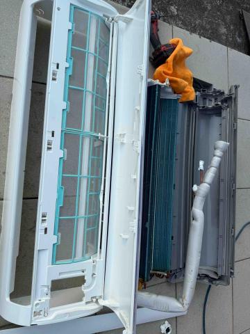 弘名空調/蜘蛛人 - 新竹湖口 細部分解清洗後