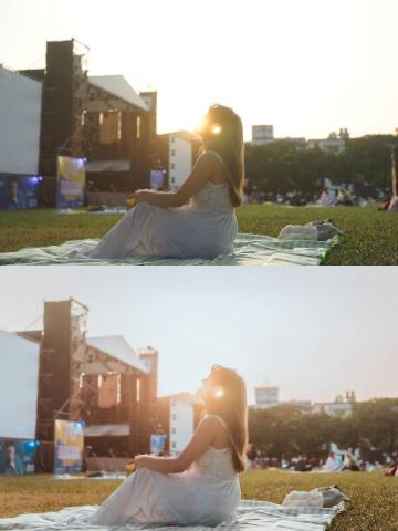 Allen Lin - 原檔(上)與經過調色(下)的差異