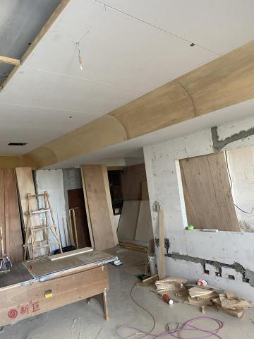 林琪瀚AHAN - 弧形 造型天花板施工