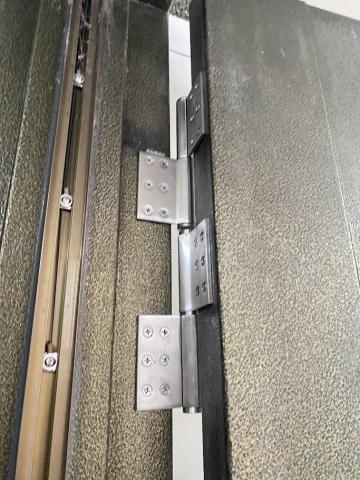 書田企業，地絞鏈，門弓器，平推鎖.門卡卡.門脫落[鐵工] - 換新後鈕[蝴蝶絞鏈]