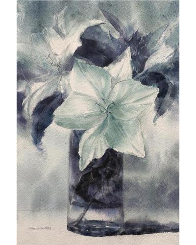 Han studio  邱柏翰 - 百合花卉水彩習作

灰綠色系中做變化，透過觀察、設計形狀，幫助我們在畫畫時調整畫面

如果你想學習水彩歡迎洽詢課程，課堂上我們把學習知識點拆解，讓你能聽懂及學會。