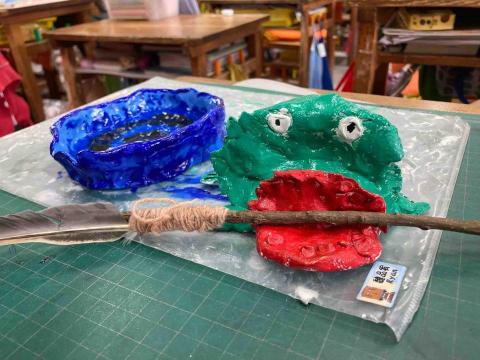 王大可 - 學生紙黏土創作