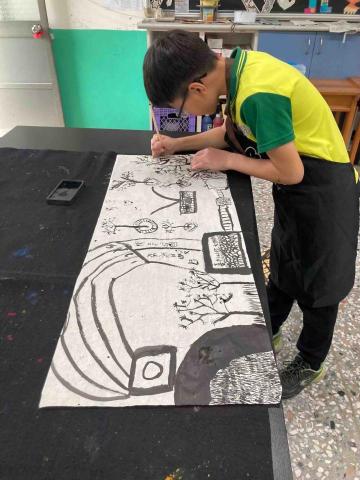 王大可 - 學生水墨創作