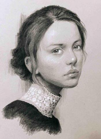 楊筑而 - 鉛筆素描