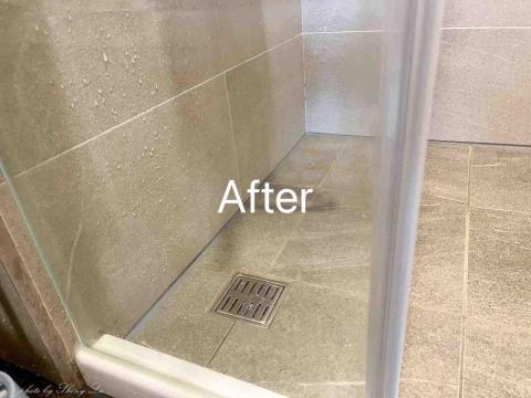 晶透清潔 - 清潔後