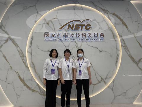 龔穎 - 以去年得獎者身份出席國科會記者會