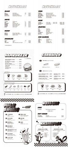 SHUAN - 菜單設計-SULFUR 硫磺餐廳