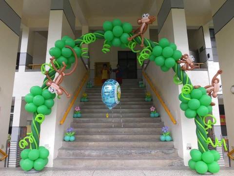 好豪魔術工作室 - 森林風格氣球拱門