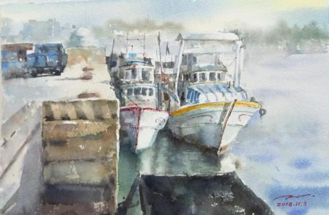 蔡汶澄 - 水彩風景創作