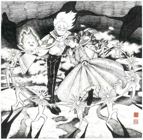 楊筑而 - 代針筆插畫