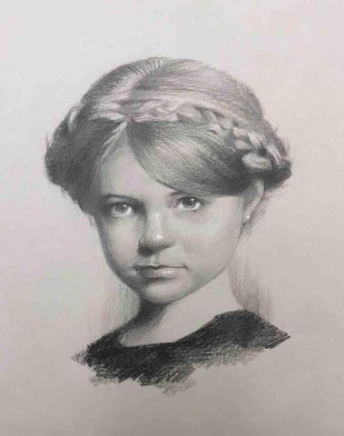 楊筑而 - 鉛筆素描