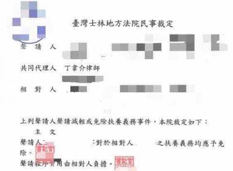 丁韋介律師 - 成功免除扶養義務