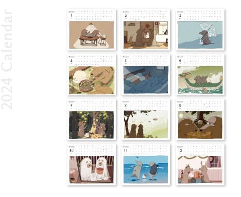 塩田 - 2024年插畫月曆