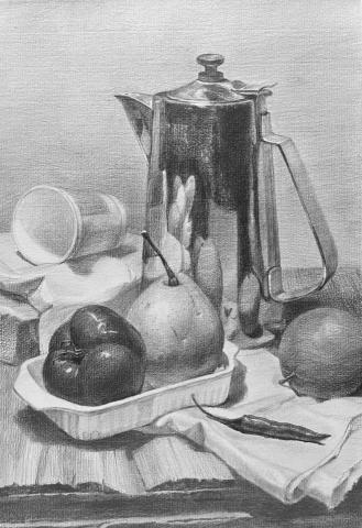 詹育權 - 素描靜物