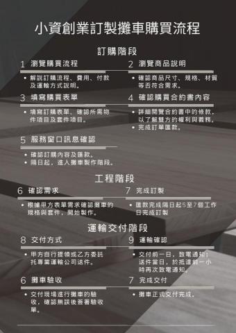 左手企業 - 自組訂製攤車