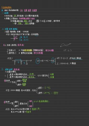 陳宥辰 - 國中理化筆記講義手稿