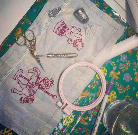 蔡芊晴 - 刺繡教學