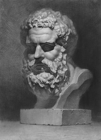 曹宥璿 - 鉛筆石膏像