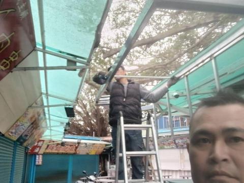 楊嘉豪鐵工任職中 - 林老闆本身也是鐵工從業人員