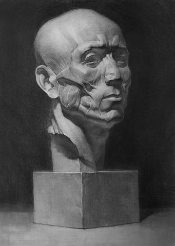 曹宥璿 - 鉛筆石膏像