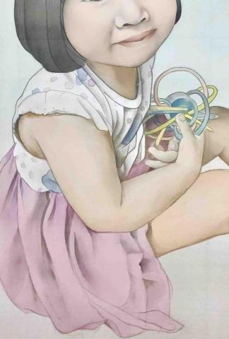 Ivy - 水墨工筆（局部）