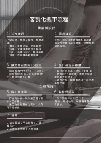 左手企業 - 客製化攤車服務流程