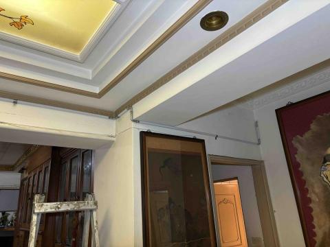 崴哥水電工程 - 三重熱水管漏水 壓接明管 白鐵固定夾 直角直線美觀