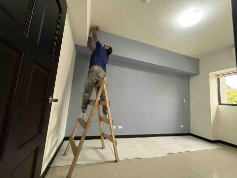 小Q  油漆工程 - 牆面跳色施作