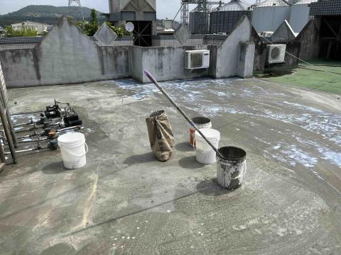 福赫防水工程行 - 頂樓 防水施工。