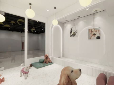 禾鑫設計 HX Design - 寵物美容店面裝潢04