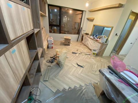 木地板龜毛職人 - 人字拼