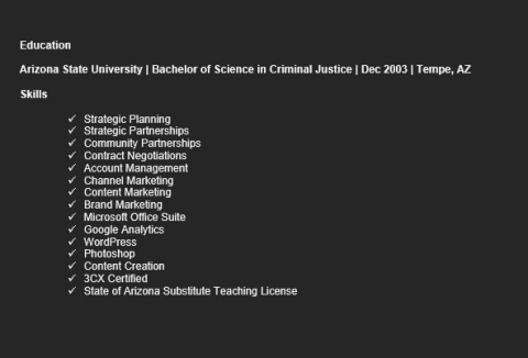 Chad's Here To Help - Resume Page 3