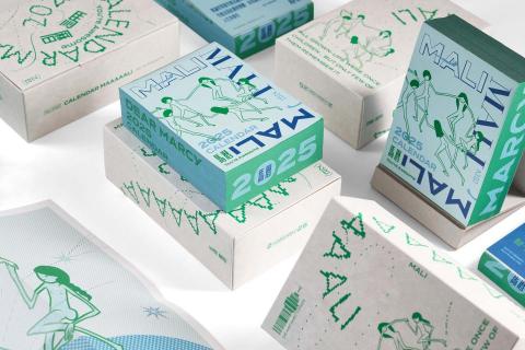 等等設計工作室 - 日曆設計｜2025馬曆《自信曆》
#StepByStep #DayByDay
#色彩計劃
整體顏色，朝氣明亮，同藍天、綠地與大海，無不是生機的顏色，象徵充滿希望的感覺。